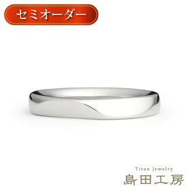 チタン 指輪 セミオーダー リング チタンリング 単品 金属アレルギー対応 ノンメッキ ノンコーティング ニッケルフリー アレルギーフリー 日本製 刻印無料 メンズ レディースカットデザイン シンプル 着け心地の良い 大きいサイズ可 結婚記念日 プレゼント R030