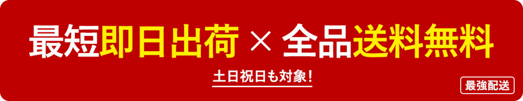 最短即日出荷