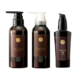 ウルティムフォースシャンプー300ml　＆　トリートメント　300g　＆　オメガオイル　120ml