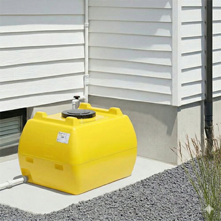 楽天市場】貯水タンク ホームローリー 500L 黄色 （雨水タンク 