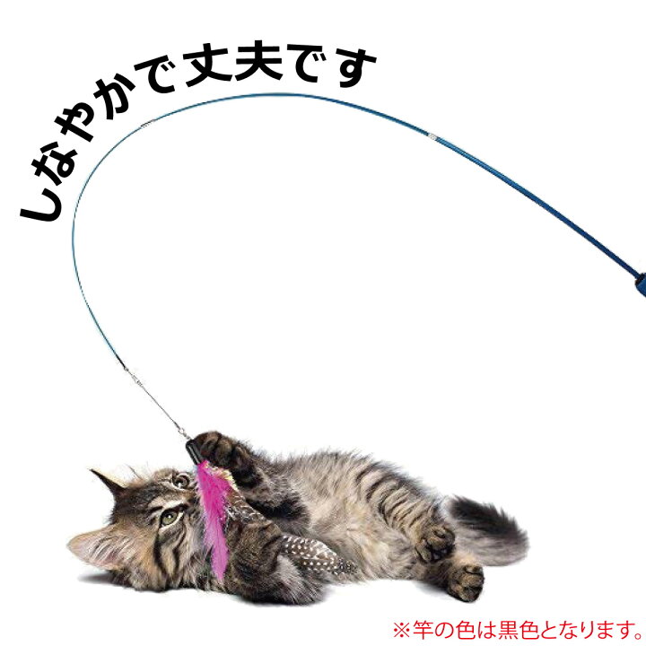 楽天市場 猫じゃらし 11点セット 猫おもちゃ ねこじゃらし 猫 ねこ ネコ おもちゃ 釣り竿 猫用おもちゃ ペットグッズ 羽根 鈴 伸びる しなやか 運動不足解消 ペット用品 Purple7