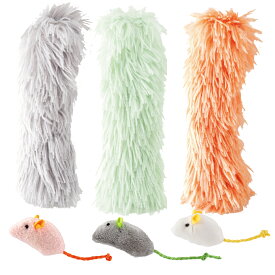 猫 おもちゃ 抱きおもちゃ ねずみ キャットトイ 猫用玩具 噛むおもちゃ 猫キック 音がする けりけり またたびトイ マタタビ入り 狩猟本能 ストレス解消 猫じゃらし ネズミ6点セット