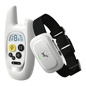 【P2倍】 無駄吠え防止首輪 リモコン操作 犬 しつけ バーク対策首輪 3モード対応 音 振動 電気 充電式 9段階調節可能 無駄吠え防止グッズ 遠隔操作 噛み癖改善 吠え癖矯正 全犬種対応 IPX7防水 近所迷惑防止 安眠妨害解決 首輪調節可能