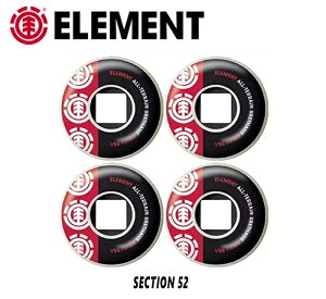 ELEMENT Gg (SECTION 52)(52mm) SKATEBOARD XP[g{[h WHEEL EB[ Ki