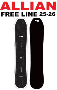 ALLIAN ACA Ki 25-26 (FREE LINE) t[C SNOWBOARD Xm[{[h  t[CfBO