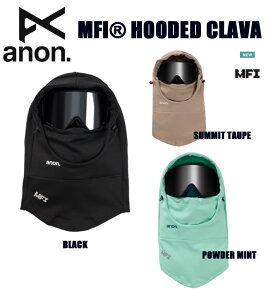 25 ANON Am (MFI(R) HOODED BALACLAVA FACE MASK) MFI t[fbh oNo tFCX}XN Ki Xm[{[h Xm{ SNOWBOARD tFCX}XN FACEMASK