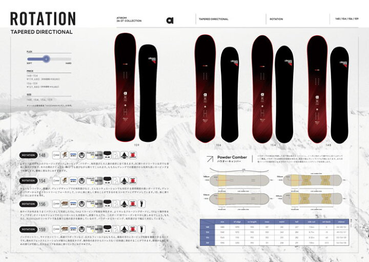 楽天市場】ATIROM アチロム 正規品 26-27 (ROTATION) ローテーション 