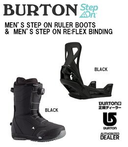 BURTON o[g 24-25 (MEN'S RULER STEP ON & STEP ON RE:FLEX BINDING) [[ XebvI u[crfBO Zbg BOOTS BINDING SNOWBOARD Xm[{[h Xm{