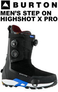 BURTON o[g 25-26 (MEN'S HIGHSHOT X PRO STEP ON BOOTS WIDE) nCVbgGbNX XebvI u[c Ch BOOTS SNOWBOARD Xm[{[h Xm{