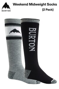 BURTON o[g WEEKEND MIDWEIGHT SOCKS (2 PACK) EB[NGh ~bhEFCg \bNX Ki Xm[{[h Xm{ SNOWBOARD \bNX SOCKS