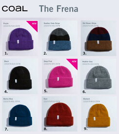 COAL コール 22-23 (THE FRENA) 正規品 スノーボード SNOWBOARD ビーニー BEANIE ニット帽