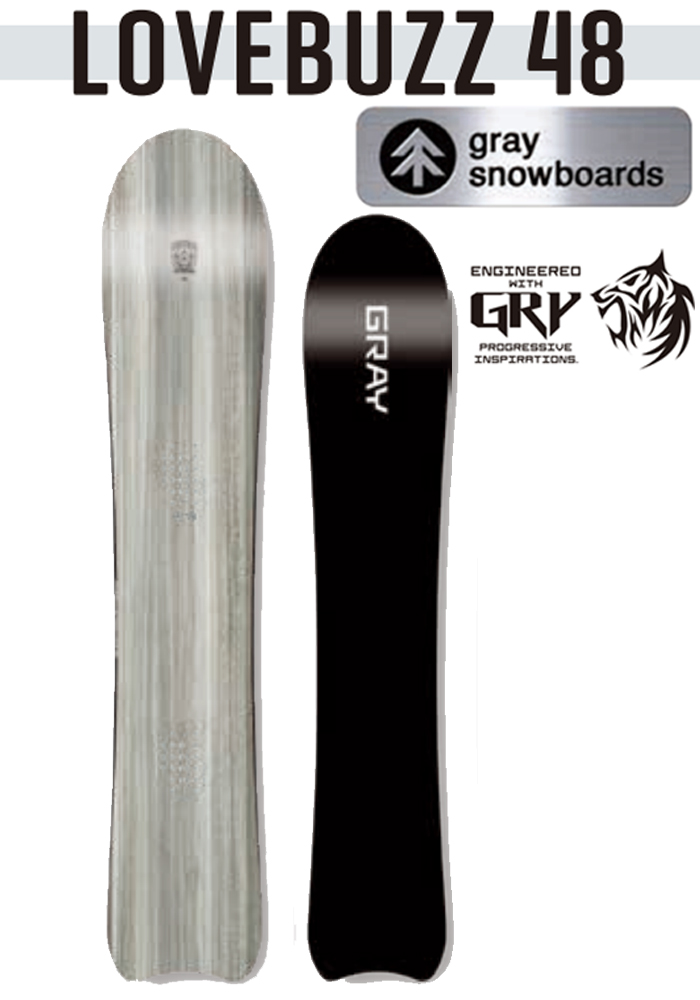 GRAY グレイ 正規品 2021-2022 (LOVEBUZZ 56) ラヴバズ SNOWBOARD スノーボード 板 S-LOWCAMBER ボード