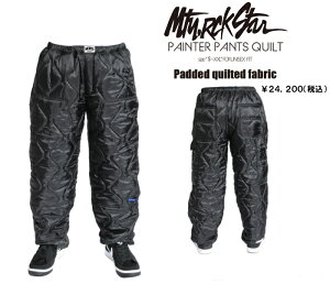 MTNROCKSTARMTN ROCKSTAR �}�E���e�����b�N�X�^�[ 26-27 (PAINTER PANTS QUILT) SNOWBOARD WEAR JACKET �X�m�[�{�[�h �X�m�{ �E�F�A �C���i�[�p���c