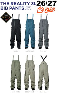 REW (�����\�� �w�����T�t) 26-27 REW �A�[���C�[�_�u�����[ THE REALITY 3L BIB PANTS 25 GORE-TEX �S�A�e�b�N�X �X�m�[�{�[�h �X�m�{ �E�G�A