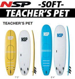 24 NSP エヌエスピー(SURFBOARD-SOFT)(TEACHER’S PET) (サイズ：7.0 / 8.4)2024 正規品 SURFBOARD サーフボード サーフィン フィッシュボード ショートボード ファンボード ロングボード レンタルボード