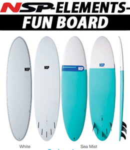 24 NSP GkGXs[(SURFBOARD-ELEMENTS HDT)(FUNBOARD) (TCYF6.8 / 7.2 / 7.6)(J[FWHITE / SEA MIST) NSP / 2024 Ki SURFBOARD T[t{[h tBbV{[h V[g{[h t@{[h O{[h