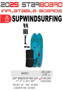 25 STARBOARD X^[{[h (SUP INFLATABLE BOARD - WINDSURFING IGO)(ZSC)EBhT[tB 2025 Ki SURFBOARD T[t{[h T[tB O{[h