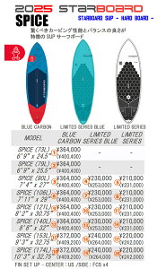 25 STARBOARD �X�^�[�{�[�h (SUP HARD BOARD - SPICE)�X�p�C�X(LIMITED SERIES / LIMITED SERIES BLUE)(�T�C�Y�F7'4 / 10'3) 2025 ���K�i SURFBOARD �T�[�t�{�[�h