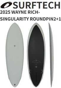 25 SURFTECH T[tebN WAYNE RICH(SINGULARITY ROUND PIN 2+1 - CARBON)(TCYF5.8C5.10C6.0C6.2C6.4)2025 Ki SURFBOARD T[t{[h T[tB V[g{[h t@{[h