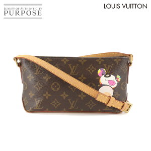 ルイ ヴィトン LOUIS VUITTON モノグラム パンダ トロター ショルダー バッグ ブラウン M51241 村上隆 【中古】