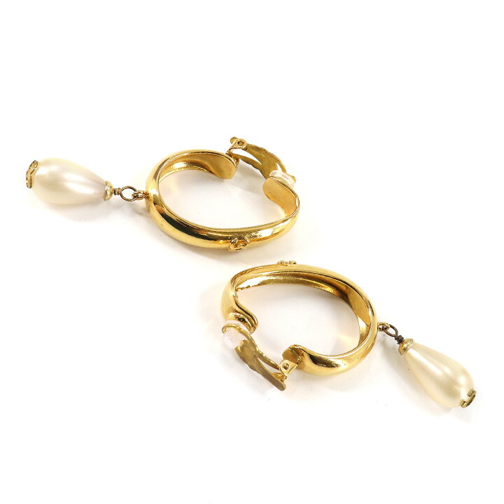 シャネル CHANEL フェイクパール ココマーク イヤリング ゴールド 29 アクセサリー ヴィンテージ 【中古】 | VINTAGE LOVER PURPOSE
