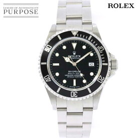 ロレックス ROLEX シードゥエラー 16600 V番 最終品番 メンズ 腕時計 デイト ブラック 文字盤 オートマ 自動巻き ウォッチ Sea-Dweller 【中古】