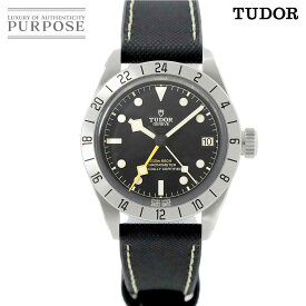 チューダー チュードル TUDOR ブラックベイ プロ GMT 79470 メンズ 腕時計 デイト ブラック 文字盤 オートマ 自動巻き ウォッチ Black Bay 【中古】