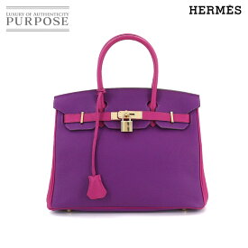 【未使用 展示品】 エルメス HERMES バーキン30 パーソナル SPO ハンド バッグ トゴ アネモネ ローズパープル C刻印 ゴールド 金具 Birkin 30 【中古】