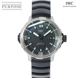 IWC アクアタイマー 2000 IW358002 メンズ 腕時計 デイト ブラック 文字盤 オートマ 自動巻き ウォッチ インターナショナル ウォッチ カンパニー Aqua Timer 【中古】