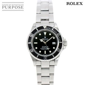 ロレックス ROLEX シードゥエラー 16600 V番 最終品番 メンズ 腕時計 デイト ブラック 文字盤 オートマ 自動巻き ウォッチ Sea-Dweller 【中古】