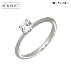 【新品同様】 ティファニー TIFFANY&Co. Tトゥルー ダイヤ 0.31ct F/VS1/3EX 7号 リング Pt プラチナ 指輪 Diamond Ring【鑑定書付き】【中古】