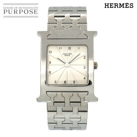 エルメス HERMES Hウォッチ HH1.510 メンズ 腕時計 シルバー 文字盤 クォーツ ウォッチ H Watch 【中古】