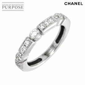 【新品同様】 シャネル CHANEL フリンジ #49 リング ダイヤ K18 WG ホワイトゴールド 750 指輪 Diamond Ring【証明書付き】【中古】