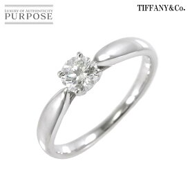 【新品同様】 ティファニー TIFFANY&CO. ハーモニー ダイヤ 0.32ct H/VVS1/3EX 7号 リング Pt プラチナ 指輪 Harmony Diamond Ring 【鑑定書付き】【中古】