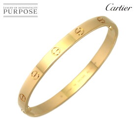 【新品同様】 カルティエ Cartier ラブ ブレス #18 K18 YG イエローゴールド 750 ブレスレット バングル Love Bracelet 【証明書付き】【中古】
