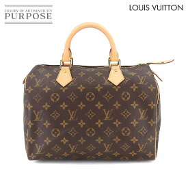 【新品同様】 ルイ ヴィトン LOUIS VUITTON モノグラム スピーディ 30 ハンド バッグ ブラウン M41526 ゴールド 金具 Speedy 30 【中古】