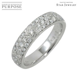 【新品同様】 スタージュエリー Star Jewelry 11号 リング ダイヤ 0.35ct K18 WG ホワイトゴールド 750 指輪 星 Diamond Ring 【中古】