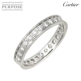 【新品同様】 カルティエ Cartier バレリーナ #50 リング ダイヤ K18 WG ホワイトゴールド 750 指輪 フルエタニティ Diamond Ring【中古】