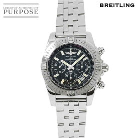 ブライトリング BREITLING クロノマット JSP ジャパンリミテッド AB0115 クロノグラフ メンズ 腕時計 デイト ブラック 文字盤 日本限定モデル 自動巻き Chronomat 【中古】