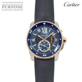 カルティエ Cartier カリブル ダイバー コンビ W2CA0008 メンズ 腕時計 K18PG ピンクゴールド オートマ 自動巻き ウォッチ Calibre de cartier diver 【中古】