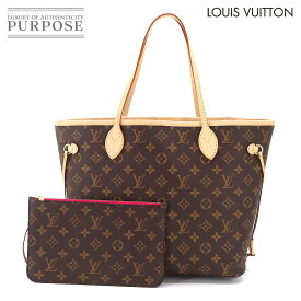 【未使用 展示品】 ルイ ヴィトン LOUIS VUITTON モノグラム ネヴァーフル MM トート バッグ ブラウン ピヴォワンヌ M41178 RFID Monogram Neverfull MM 【中古】