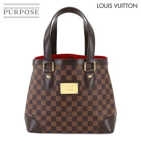 【未使用 展示品】 ルイ ヴィトン LOUIS VUITTON ダミエ ハムステッド PM トート バッグ エベヌ N51205 ゴールド 金具 Hampstead PM 【中古】