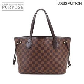 ルイ ヴィトン LOUIS VUITTON ダミエ ネヴァーフル PM トート バッグ エベヌ N51109 ブラウン Damier Neverfull PM 【中古】