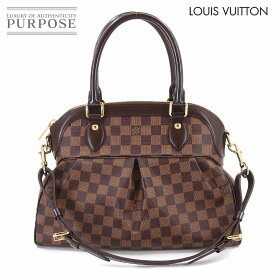 【新品同様】 ルイ ヴィトン LOUIS VUITTON ダミエ トレヴィ PM 2way ハンド ショルダー バッグ エベヌ N51997 Damier Trevi PM 【中古】