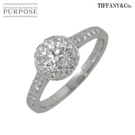 【新品同様】 ティファニー TIFFANY&CO. ソレスト ダイヤ 0.57ct G/VVS2/EX 10.5号 リング Pt プラチナ 指輪 Diamond Ring【鑑定書付き】【中古】