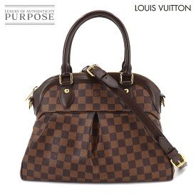 【新品同様】 ルイ ヴィトン LOUIS VUITTON ダミエ トレヴィ PM 2way ハンド ショルダー バッグ エベヌ N51997 Damier Trevi PM 【中古】