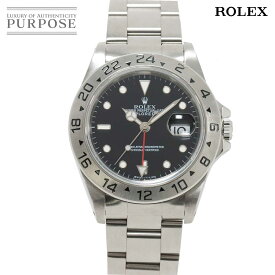 【新品仕上げ 済み】 ロレックス ROLEX エクスプローラー2 16570 T番 メンズ 腕時計 デイト ブラック 文字盤 オートマ 自動巻き ウォッチ Explorer II 【中古】