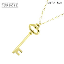 【新品同様】 ティファニー TIFFANY&Co. キーモチーフ ネックレス 45cm K18 YG イエローゴールド 750 Necklace【中古】