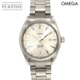 オメガ OMEGA シーマスター アクアテラ 2517 30 メンズ 腕時計 デイト シルバー 文字盤 クォーツ ウォッチ Seamaster 【中古】