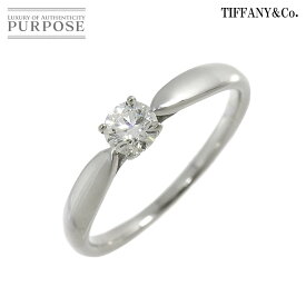 【新品同様】 ティファニー TIFFANY&CO. ハーモニー ダイヤ 0.32ct G/VS2/3EX 13号 リング Pt プラチナ 指輪 Diamond Ring 【鑑定書付き】 【中古】